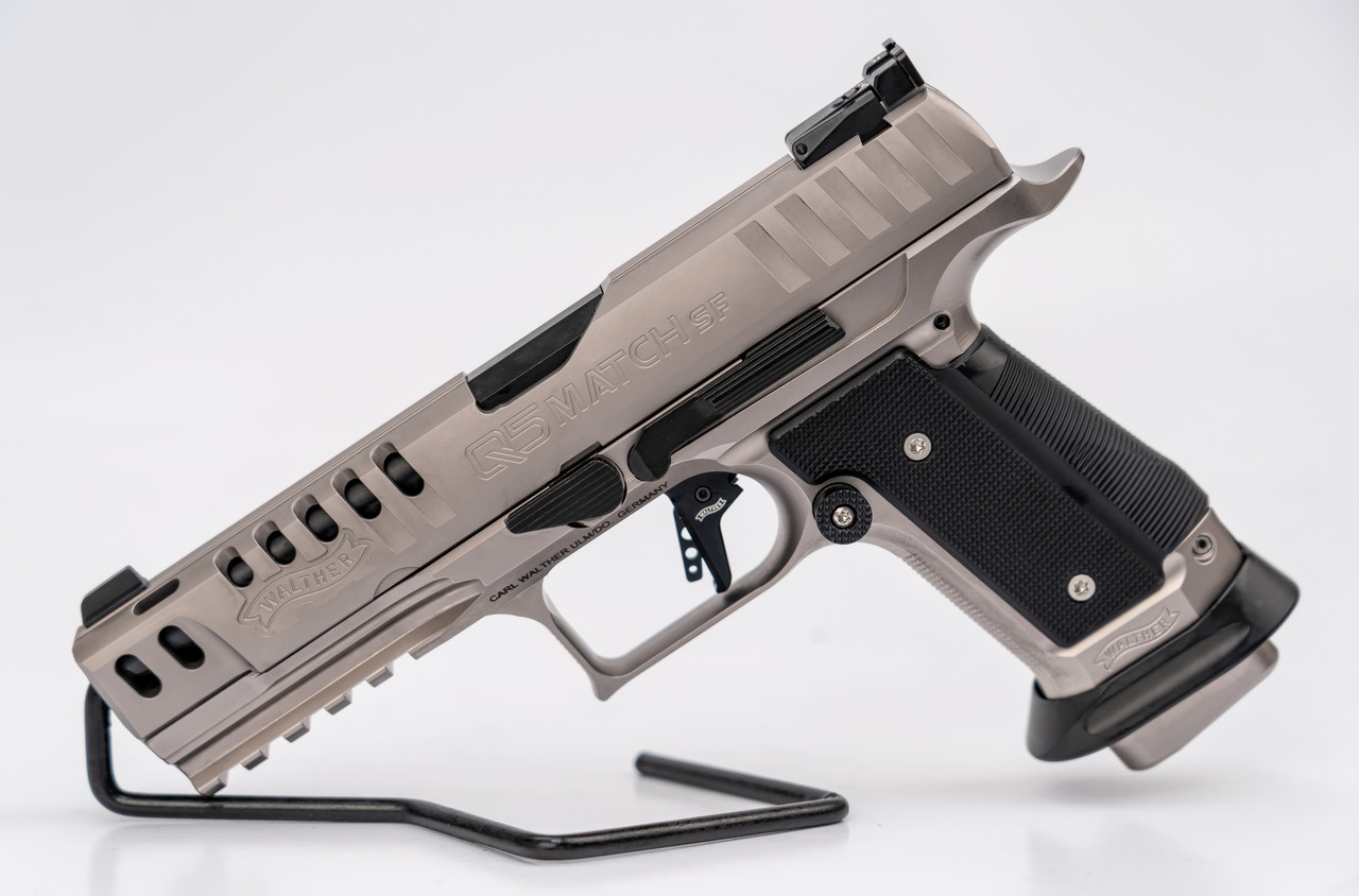 Walther Meister Series PPQ Q5 Match SF 9mm, Black Tie Edition 15rd Mags Walther Meister Series PPQ Q5 Match SF 9mm, Black Tie Edition 15rd Mags
