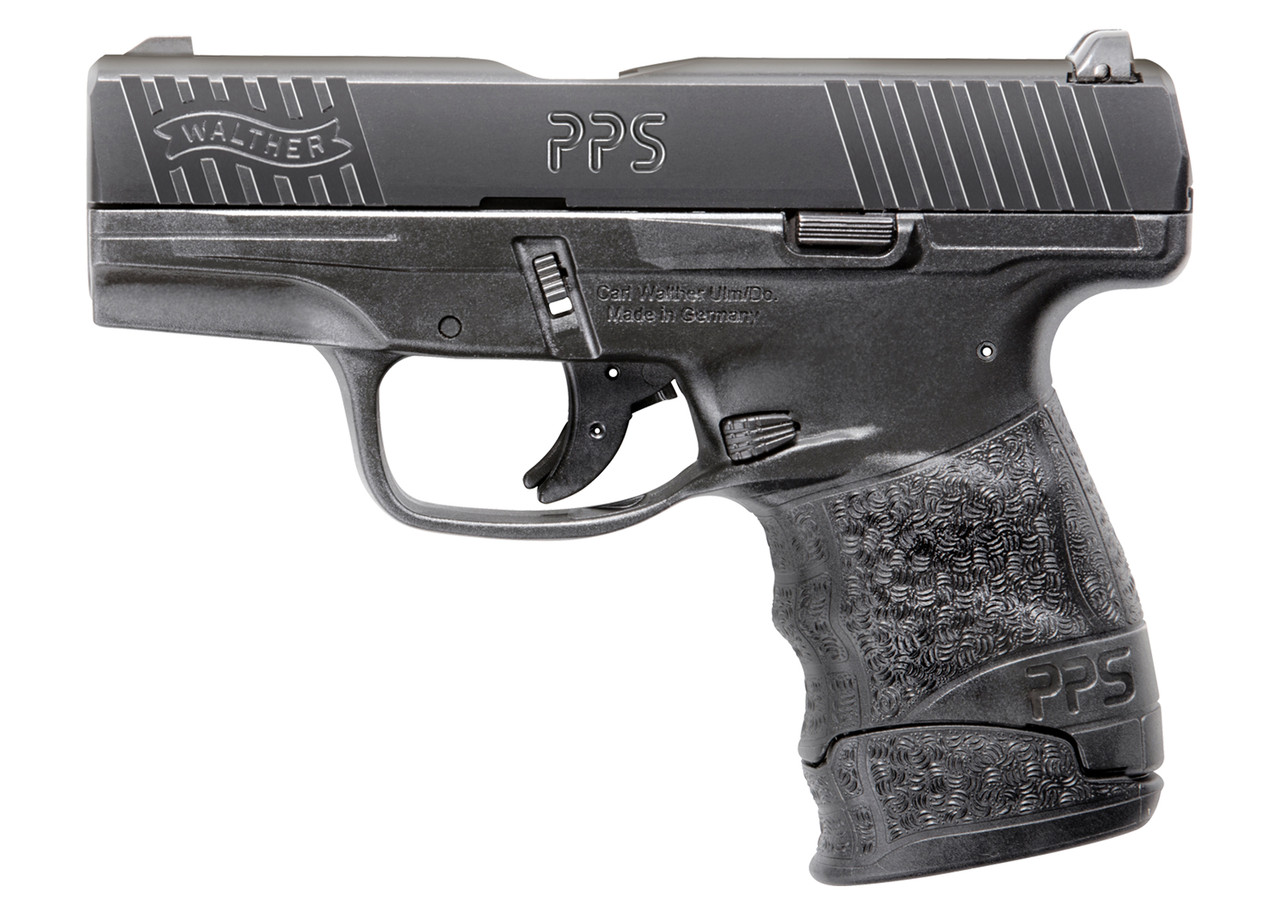 Walther PPS M2 9mm Factory Certified Pre Owned, 3.2", 3-Dot Sights, Black, 7rd, Stock #1 Walther PPS M2 9mm Factory Certified Pre Owned, 3.2", 3-Dot Sights, Black, 7rd, Stock #1