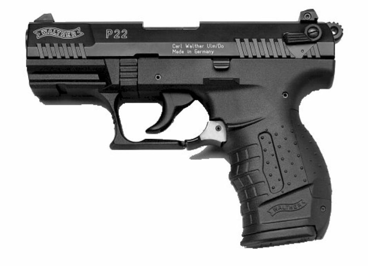 Walther P22 22LR, 3.4" Barrel, Blued, 10rd Mags Walther P22 22LR, 3.4" Barrel, Blued, 10rd Mags