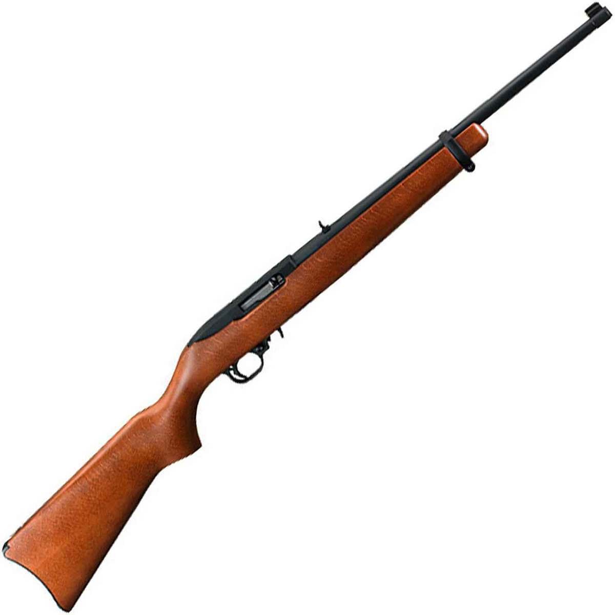 Ruger 10/22 Carbine Satin Black/Hardwood Semi Automatic Rifle - 22 Long Rifle - 18.5in Ruger 10/22 Carbine Satin Black/Hardwood Semi Automatic Rifle - 22 Long Rifle - 18.5in
