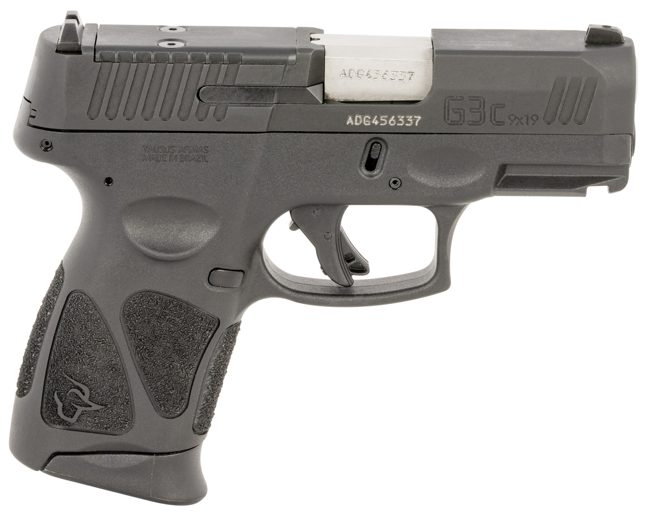 Taurus G3C 9mm, 3.20" Stainless Steel Barrel, Optic Cut Slide, Black Frame Picatinny Rail, 12rd Buy Taurus G3C 9mm