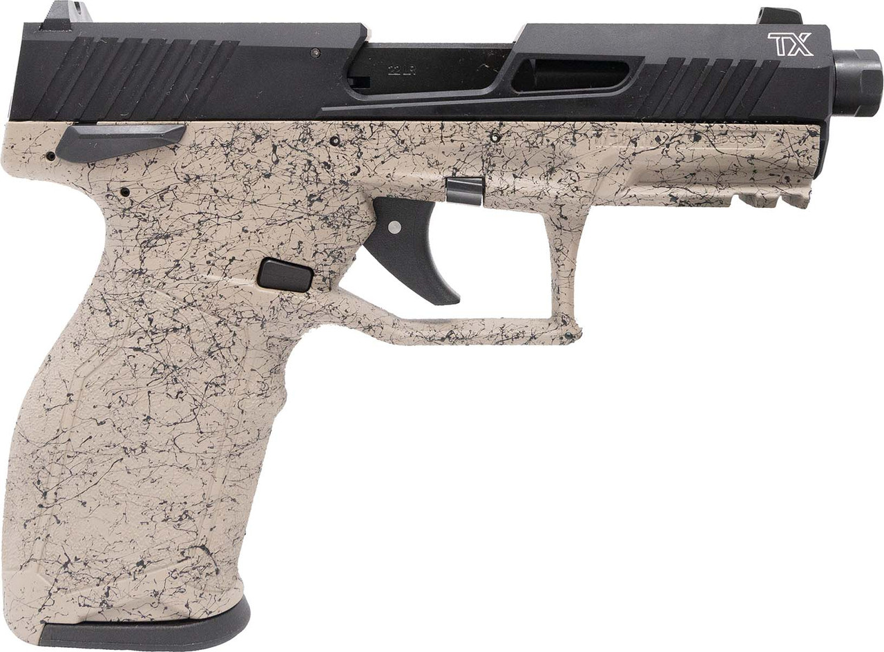 Taurus TX22 Gen 2 22 LR, 4.1" Threaded Barrel, Flat Dark Earth Splatter, 22rd Buy Taurus TX22 Gen 2 22 LR