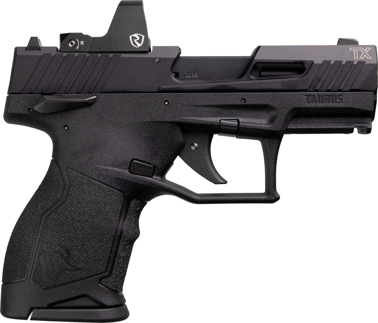 Taurus TX22 22 LR, 3.6" Threaded Barrel, Black, Riton Red Dot Sight, 10rd Buy Taurus TX22 22 LR