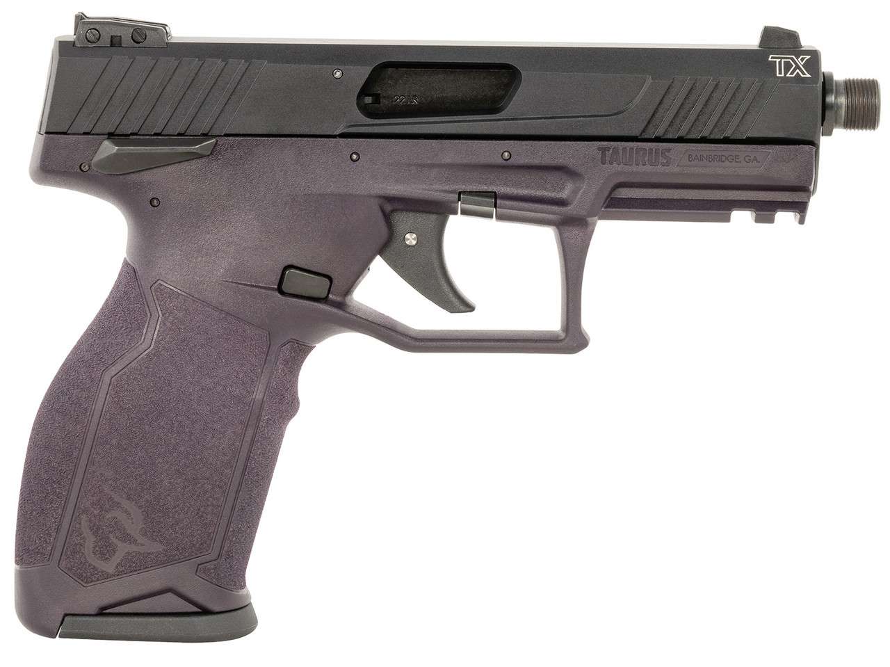 Taurus TX22 22 LR, 4" Threaded Barrel, Purple Wine Frame, Black Slide, 10rd Buy Taurus TX22 22 LR