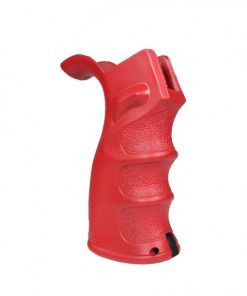 AR-15/AR-10 Red Cerakote Beavertail Pistol Grip for Enhanced Control and Style