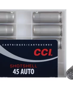 CCI Shotshell 45 ACP Ammunition - 120 Grain Lead Shot, 200 Rounds Box for Glock and Compatible Firearms