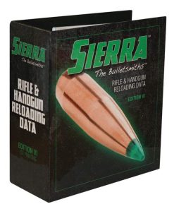 Sierra reloading manual, rifle reloading guide, handgun reloading data, ballistic manual, ammunition reloading book, Sierra 6th edition, reloading safety guide