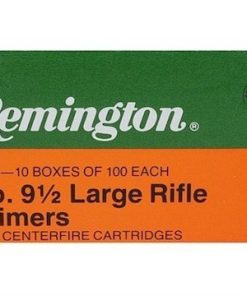 Remington primers, large rifle primers, #9-1/2 primers, reloading primers, rifle reloading components, box of 1000 primers, ammunition reloading