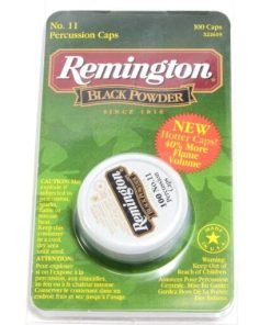 Remington #11 percussion caps, black powder percussion caps, muzzleloader caps, #11 caps, black powder shooting supplies, Remington shooting accessories