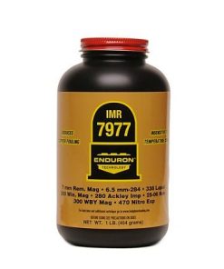 IMR 7977, ENDURON technology, smokeless powder, reloading powder, magnum rifle powder, slow burning powder, precision reloading, IMR powder, 1 pound powder, temperature stable powder