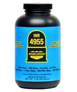 IMR 4955 powder, ENDURON technology, smokeless powder, rifle reloading powder, 1 lb powder, consistent burning powder, temperature stable powder, reduced fouling powder, IMR propellant