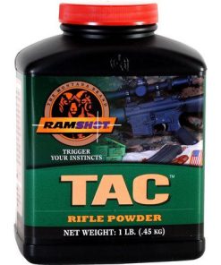 Ramshot TAC, smokeless rifle powder, reloading powder, 1 lb powder, .223 powder, .308 powder, spherical powder, clean burning powder, Ramshot TAC 1 lb