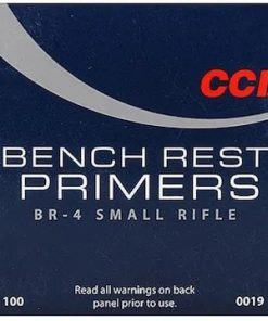CCI BR4 primers, small rifle primers, bench rest primers, precision primers, reloading primers, match-grade primers, rifle reloading supplies, CCI #BR4, 1000 primers box