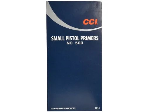 CCI #500 Small Pistol Primers - Box of 1000 (Reloading Essentials) CCI #500 primers, small pistol primers, reloading primers, 1000 primers box, 9mm primers, .38 Special primers, handgun reloading supplies, ammunition components