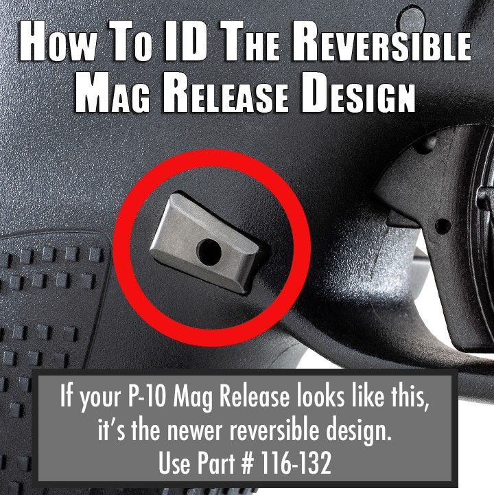 Extended Mag Release for CZ P-10 - Reversible Extended Mag Release for CZ P-10 - Reversible - Image 2