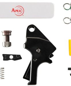 Apex Tactical 10027BLK Flat Face Forward Set Trigger Kit Black Compatible w/ M&P 2.0